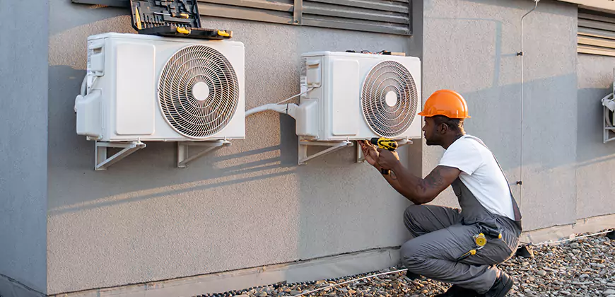 Central AC Outdoor Unit Cleaning in Woodland Hills