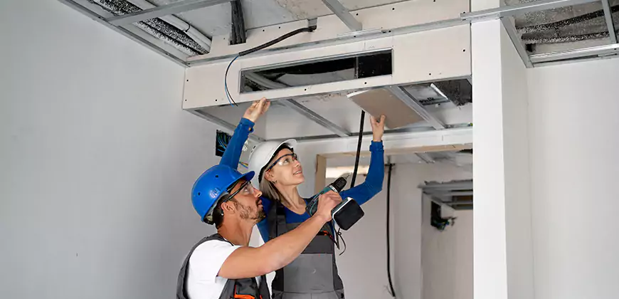 Duct Insulation and Condensation Repair in Woodland Hills