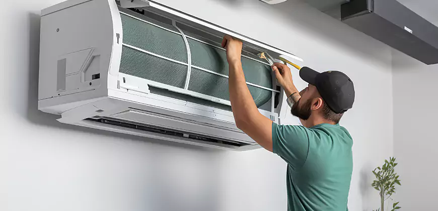 Bathroom and Small Space Ductless Installation in Woodland Hills