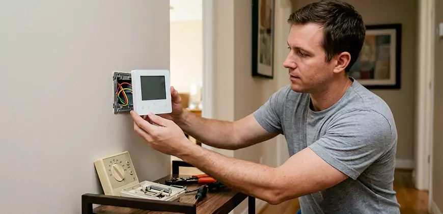 Heat Pump Thermostat Configuration in Woodland Hills